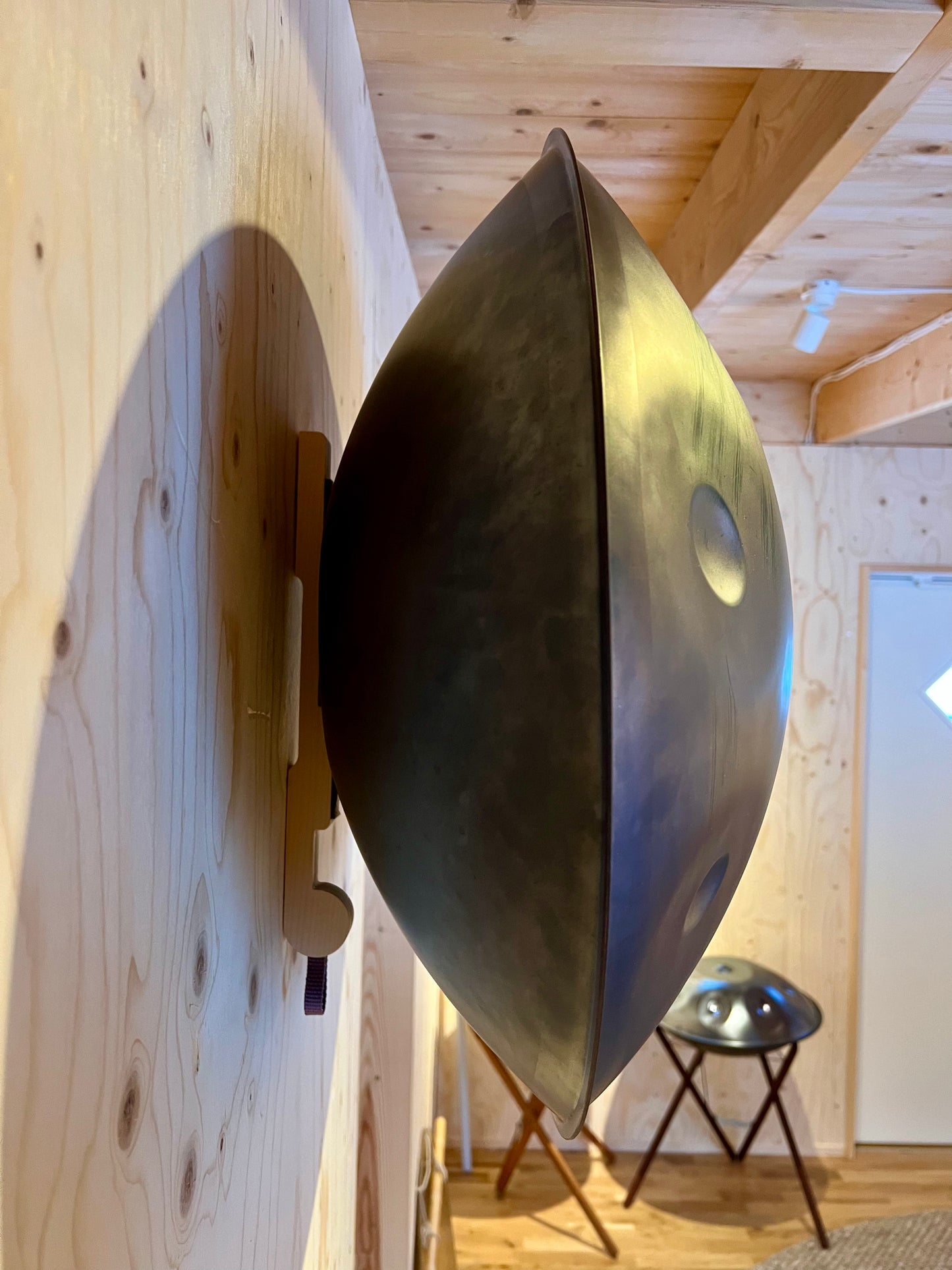 Fjäril MJUKA - Handpan - Wand - Halter Ahorn